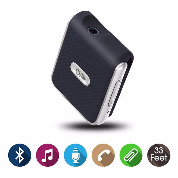 Car Hands Free Music Receiver 3.5mm AUX Audio Adapter For Car Audio Speakers - Bakkey Bluetooth V4.1