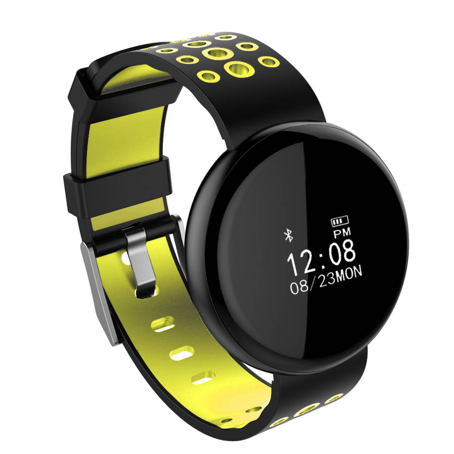 SmartWatch Round Screen Blood Oxygen Pressure Heart Rate Monitor Fitness Tracker SmartWatch