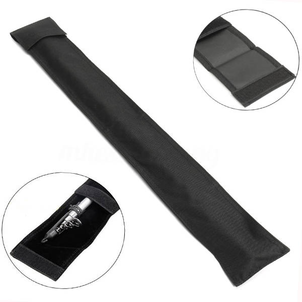 45 Inch (115cm) Black Pool Cue Bag for 3/4 Billiard Stick Storage
