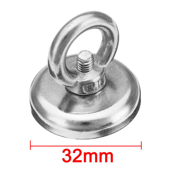 M5 32x30mm 23kg Neodymium Recovery Magnet Metal Detector Magnet