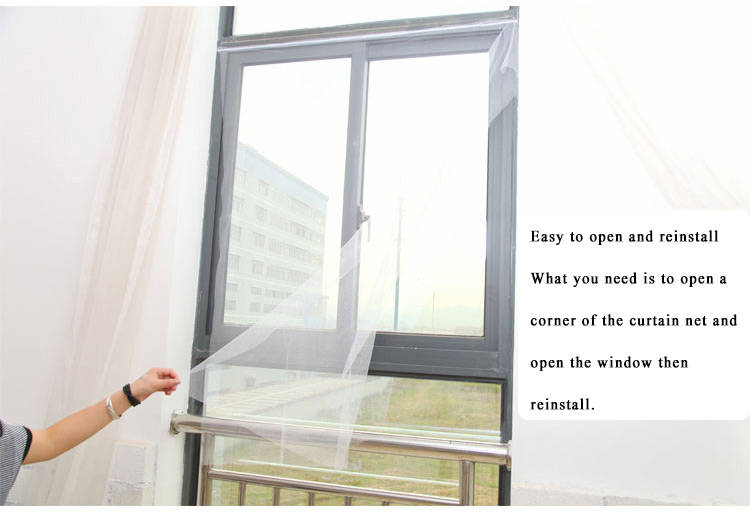 59x59 Inch Anti Mosquito Pest Curtain Net Mesh Screen Curtain Protector