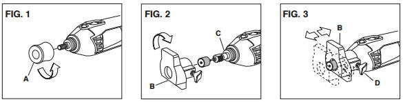HILDA Sanding and Grinding Guide Attachment Locator Positioner for Dremel