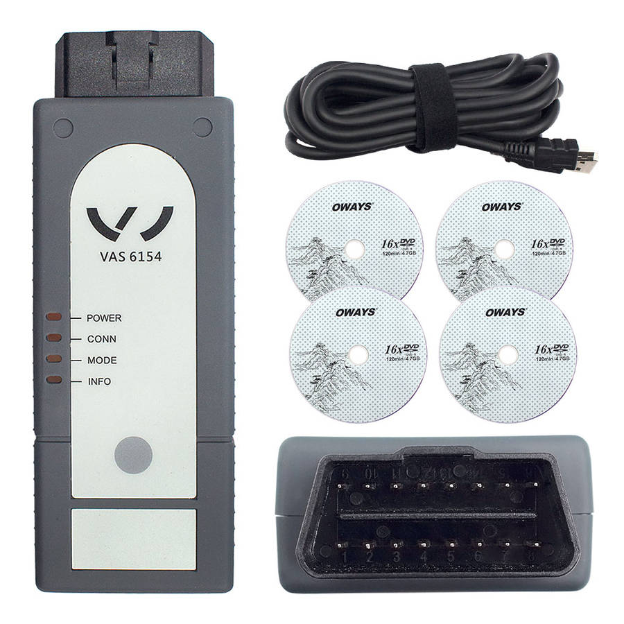VAS 6154 4.4.1 ODIS OKI Full Chip WIFI bluetooth Car Diagnostic Scanner For Audi Skoda Support UDS V