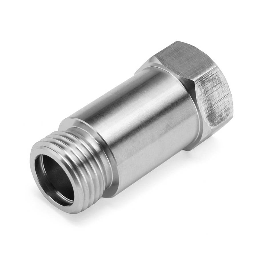 M18x1.5 O2 Oxygen Sensor Adapter CEL Fix Restrictor Fitting With Adjustable Gas Flow Inserts