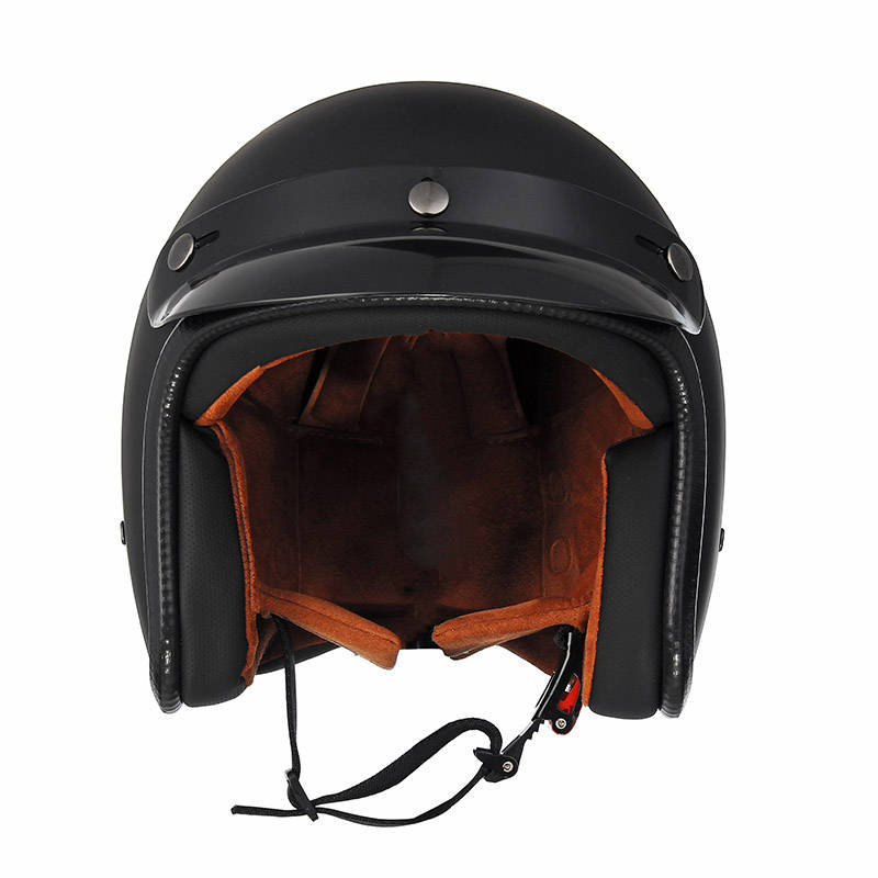 White ABS Motorcycle Vintage Helmet Open Face For Harley