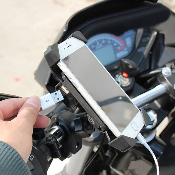 Motorcycle Universal GPS Navigation Chargeable Mobile Phone Holder Bracket