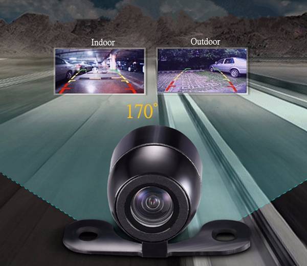 4.3 inch Car TFT LCD Monitor Reversing Parking Rearview Camera Recording VCR Sunshade Kit