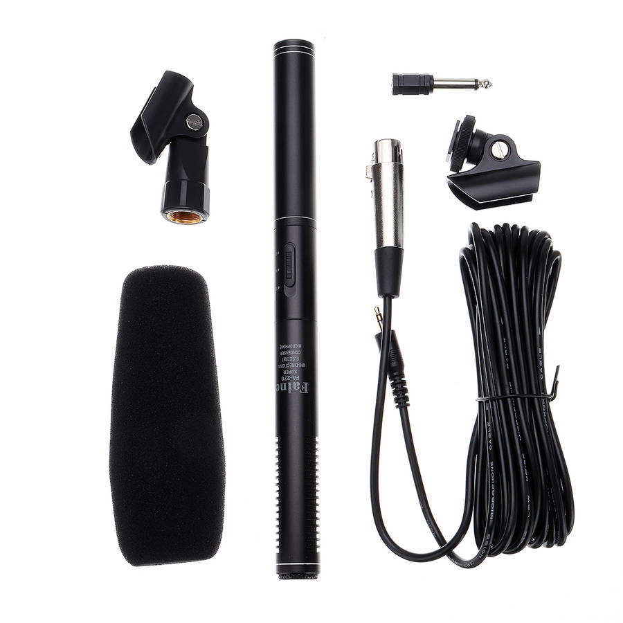 Faine FA-270 27CM On Camera Recording Shotgun Rode Microphone for Interview Video Taking