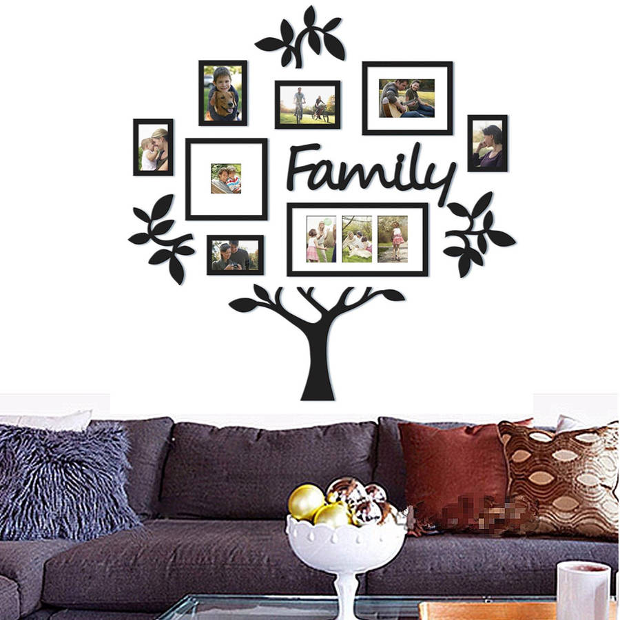 Family Tree Frame Collage Pictures Photo Frame Collage Photo Wall Mount Decor Wedding