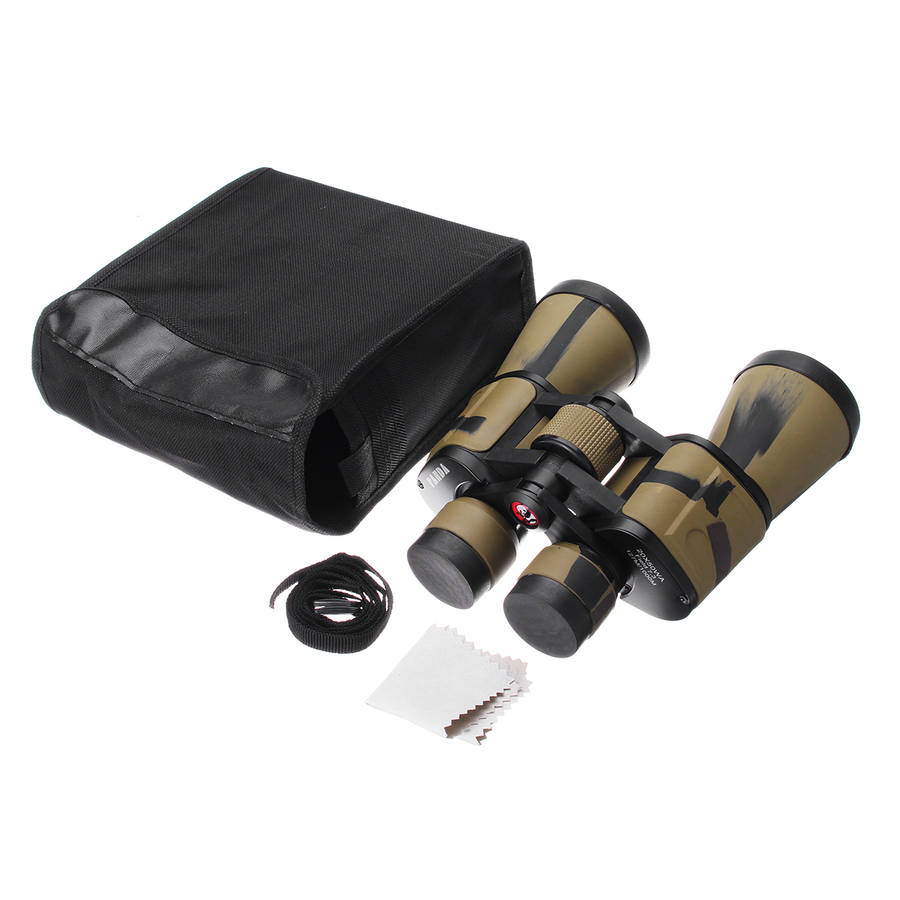 20x50 Outdoor Tactical Binoculars HD BAK4 Optic Day Night Vision Telescope Camping Hiking Travel