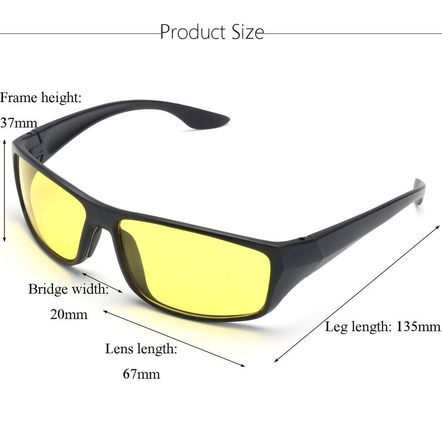 G01 Unisex Night Driving Glasses Anti Glare Night Vision Driver Safet
