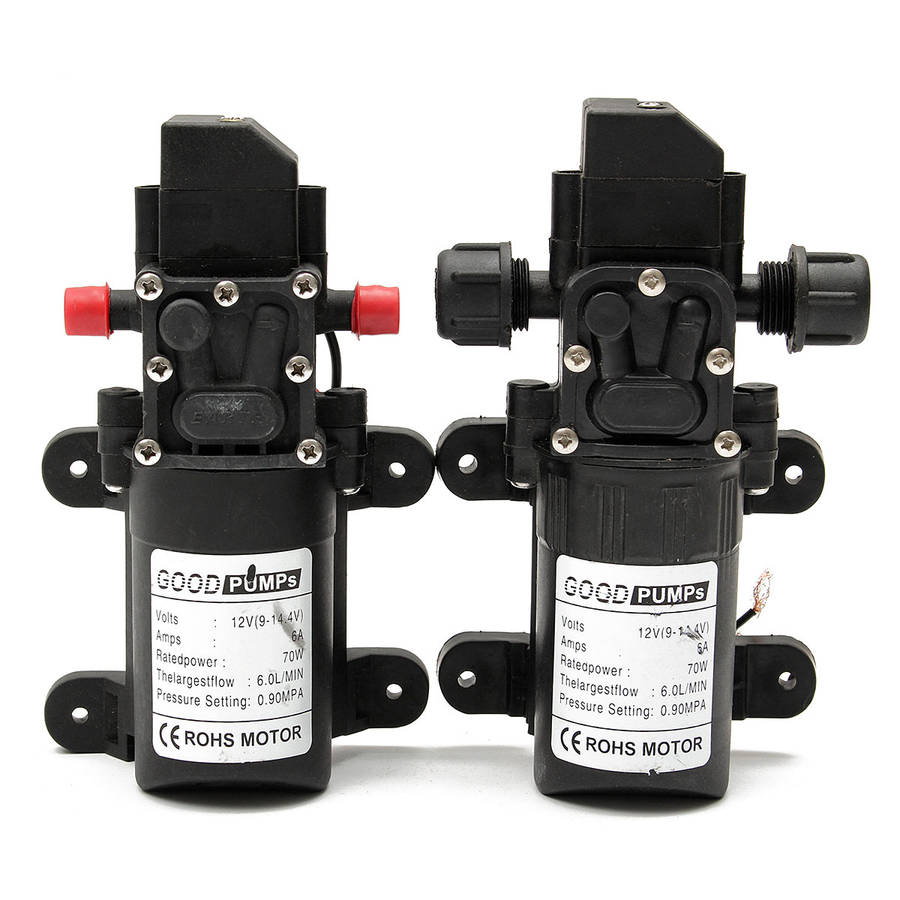 Water High Pressure Diaphragm Pump Caravan Boat DC12V