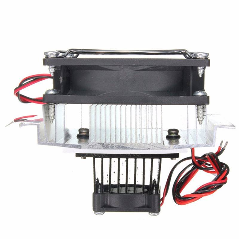 Geekcreit TEC1-12705 Thermoelectric Peltier Refrigeration Cooling System Equipment Kit Cooler Fan -