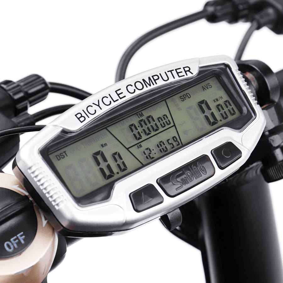 Wireless Waterproof LCD Bicycle Computer Odometer Speedometer