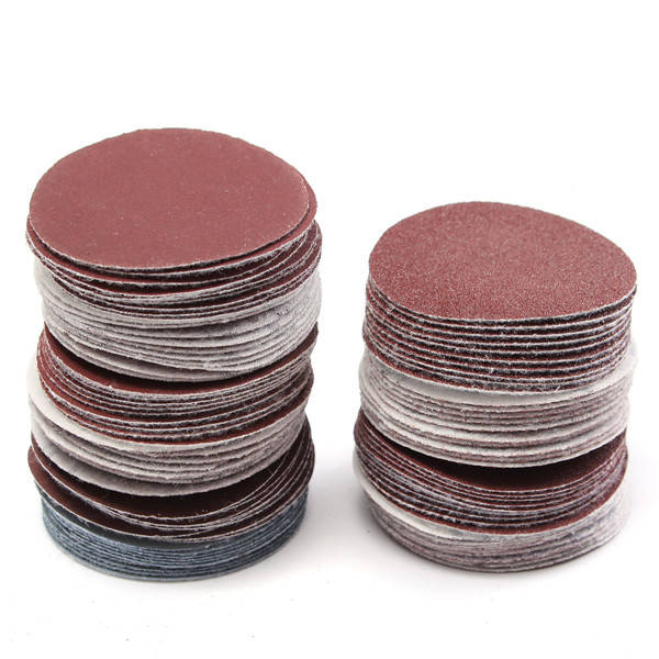 100pcs 2 Inch 50mm Sander Disc 80 to 3000 Grit Sanding Polishing Pad