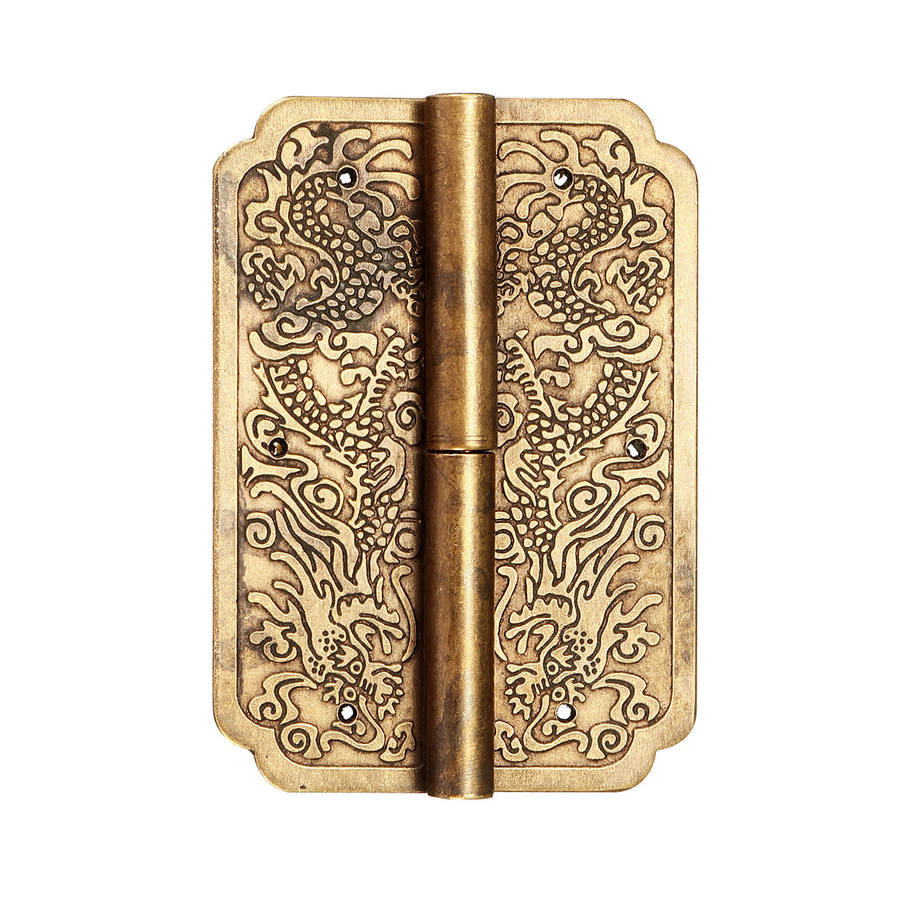 Door Hinge Chinese Furniture Brass Hardware Trunk Cabinet Door Hinges Copper