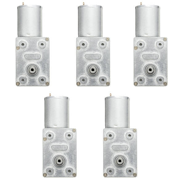 DC 12V 35/60/65/110/220rpm Worm Gear Box Reduction Motor