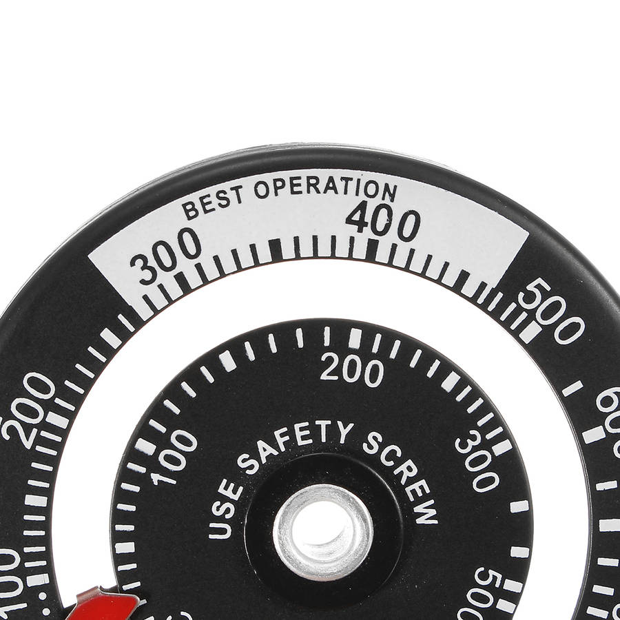 500 900 Burner Stove Fireplace Thermometer Furnace Barbecue Temperature Gauge