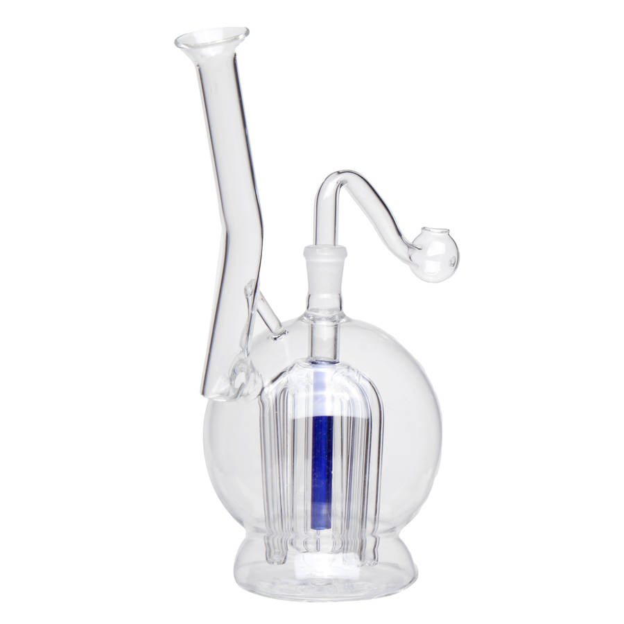 7 Inch Clear Glass Bong Pipe Bottle Water Cup Glassware Crafts Accessories