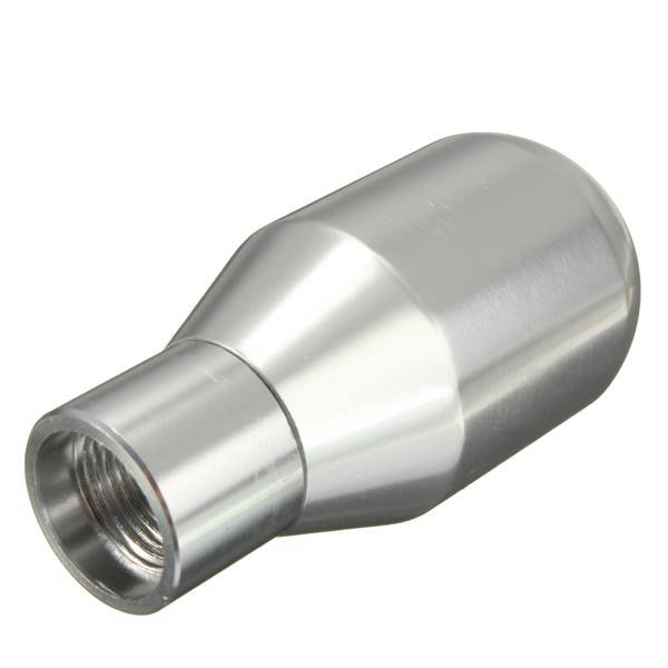 Speed Manual Gearshifter Aluminum Silver Shift Knob Gear Stick
