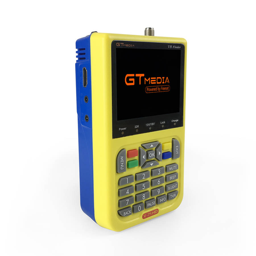 V8 Digital Finder Satellite Finder V-71 HD DVB-S2 MPEG-2/MPEG-4 FTA High Definition Satellite Meter