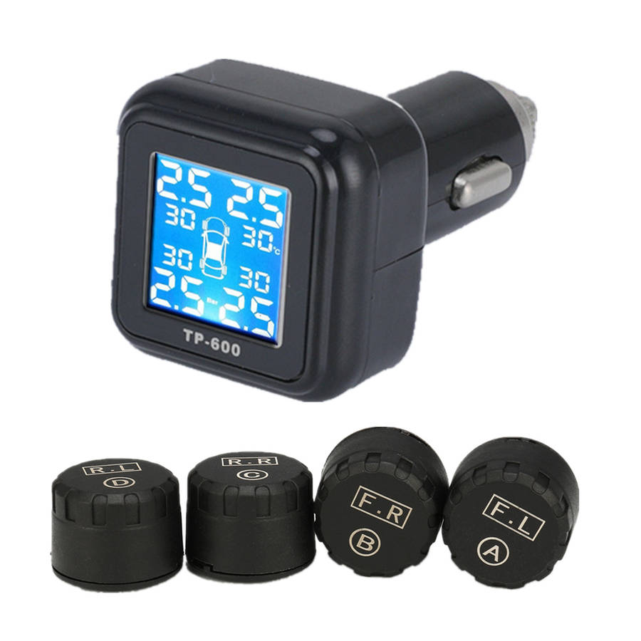 Wireless Car TPMS Tyre Pressure Monitor System + 4 SensorS