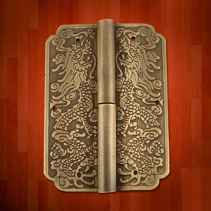 Door Hinge Chinese Furniture Brass Hardware Trunk Cabinet Door Hinges Copper