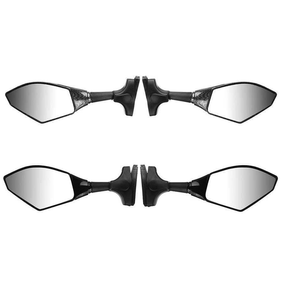 Motorcycle Rearview Mirrors With LED Turn Signal Light For KAWASAKI NINJA 65