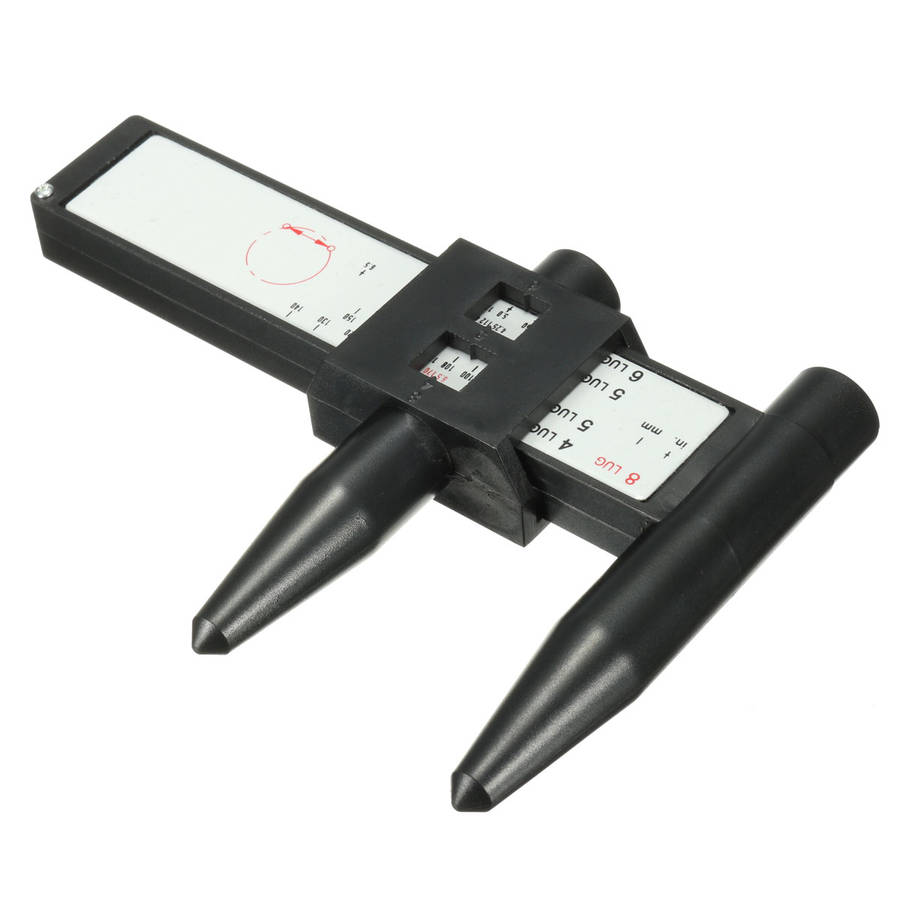 8 Lug Wheel Bolt Pattern Gauge Tool Quick Measuring Measurement Black