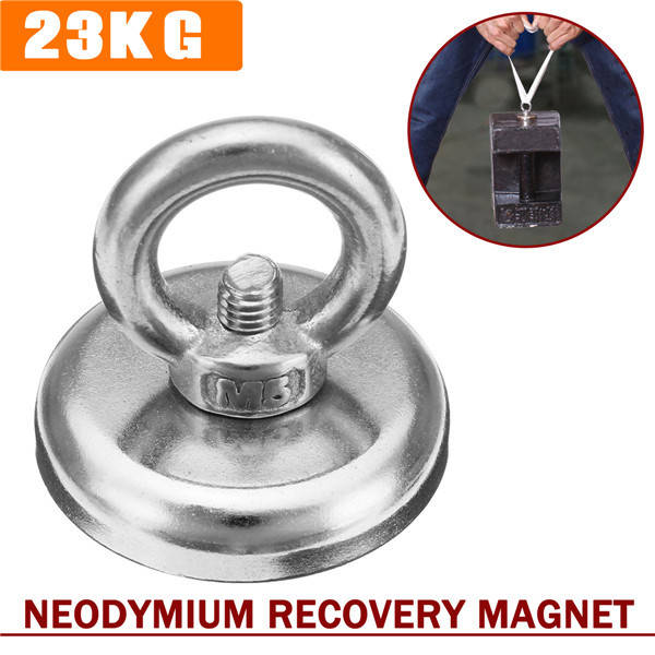 M5 32x30mm 23kg Neodymium Recovery Magnet Metal Detector Magnet