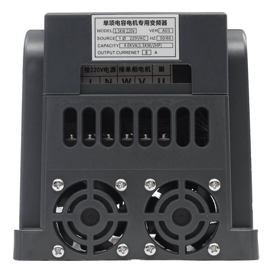 Single Phrase Inverter 220V 1.5KW VFD Speed Controller Single Phrase Frequency Converter