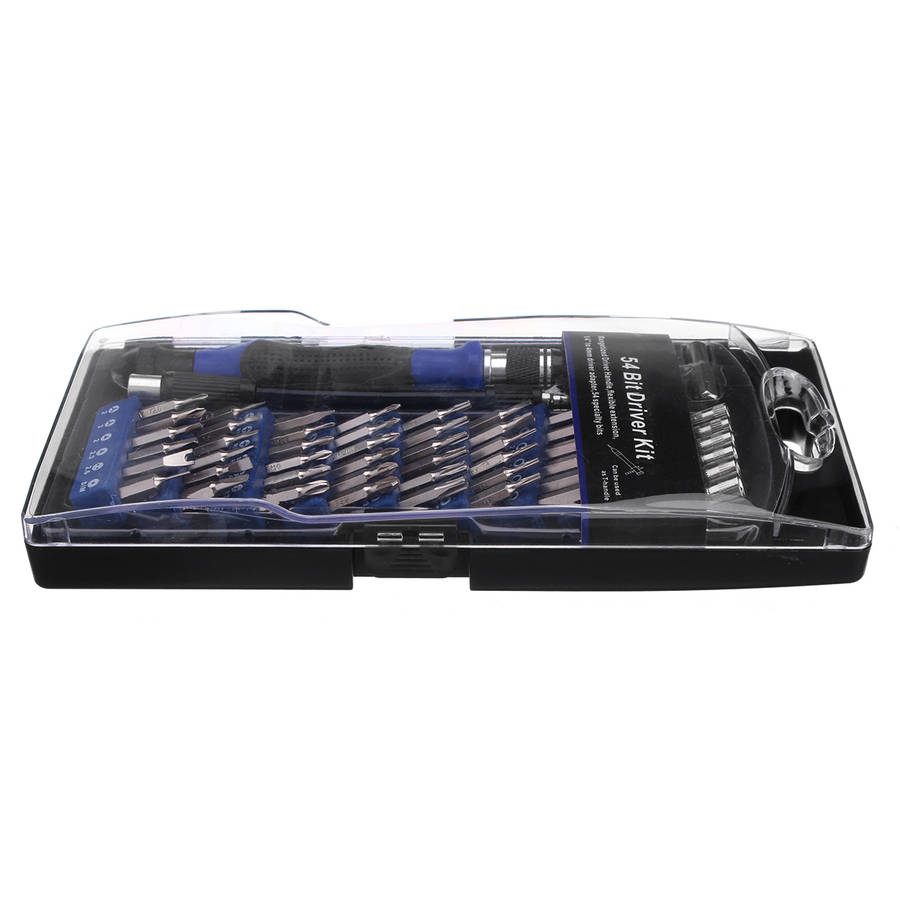 75 in 1 Screwdriver Socket Bit Set Kit + PC Phone Repair Opening Tool Kit Ruler Tongs Tweezers Remov