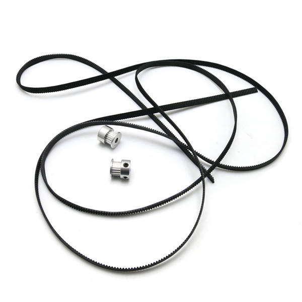 10pcs GT2 20T Bore 6mm Timing Pulley with 10m Belt and Tensioner