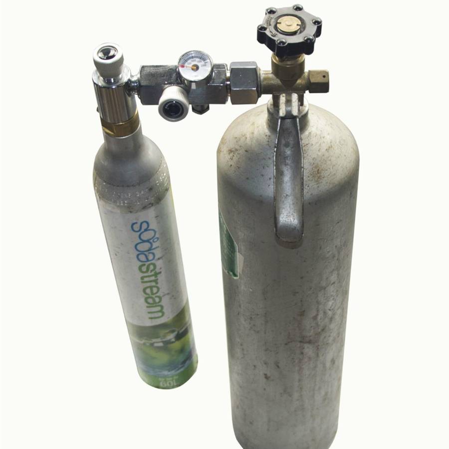 0-2000PSI Homebrew CO2 Cylinder Refill Adapter Connector DIN 477 W21.8 BS 34