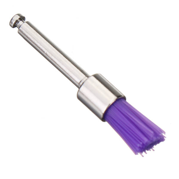 200pcs Nylon Latch Flat Head Polishing Brushes Set White and Colorful Cleaning Brushes Kit