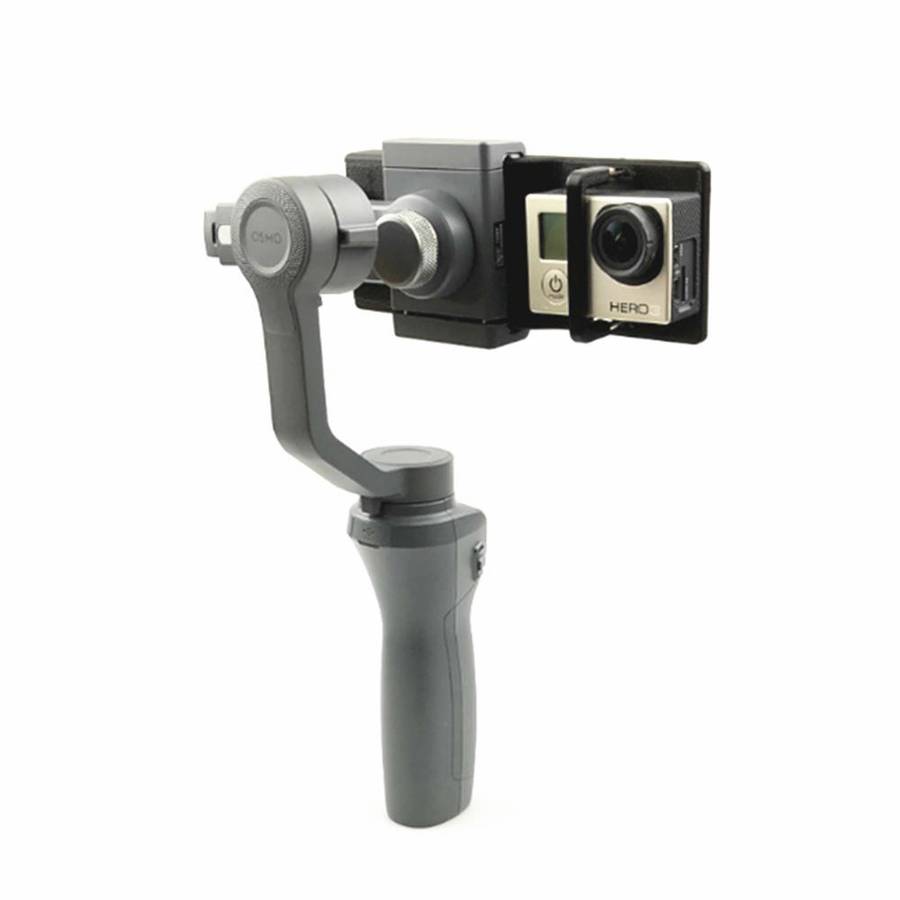 Mounting Adapter for DJI OSMO Mobile 1/2 to Gopro 3/4/5/6 Xiaomi XiaoYi Sports Camera