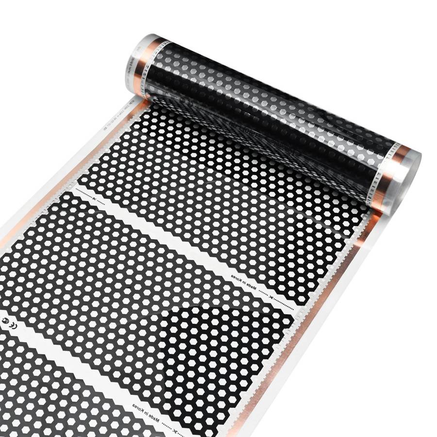 M Floor Heating Film Infrared Underfloor Film Pads Honeycomb Reticulat