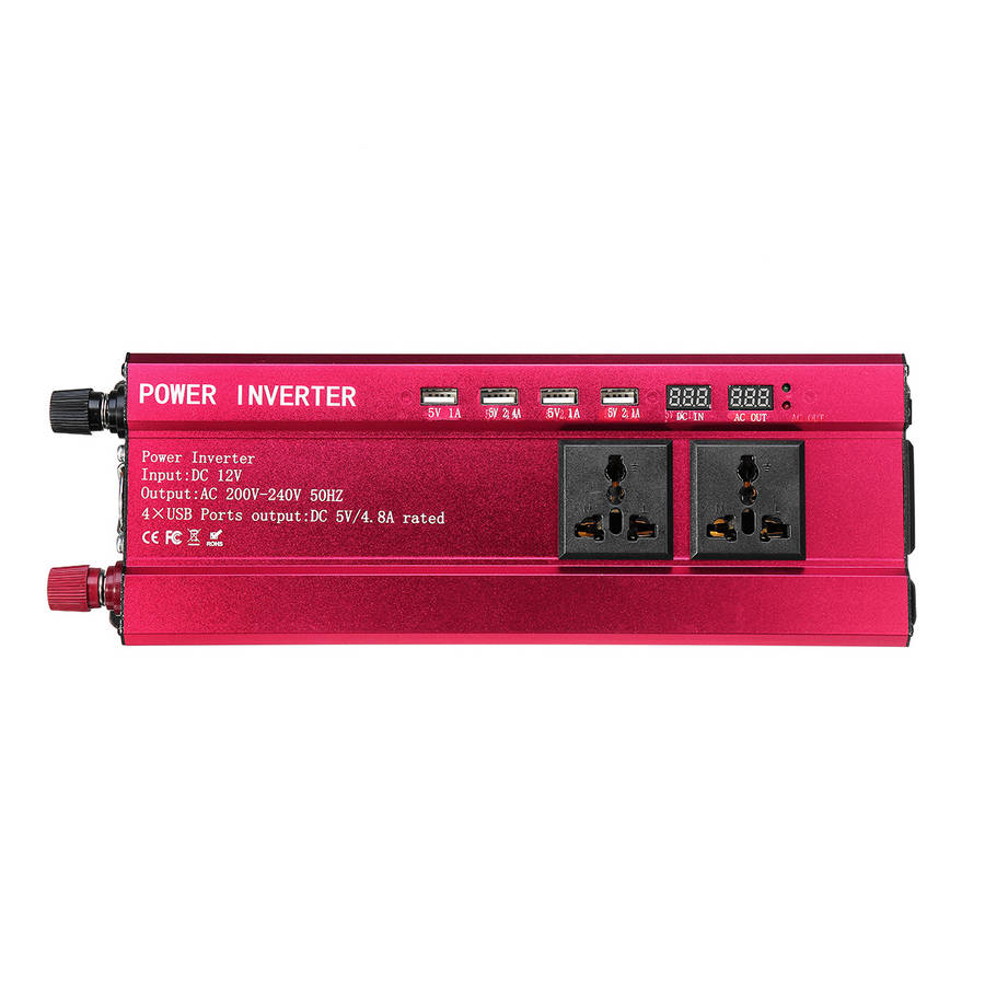 5000W Solar Power Watt Power Inverter Pure Sine Wave 240V Car Caravan Camping