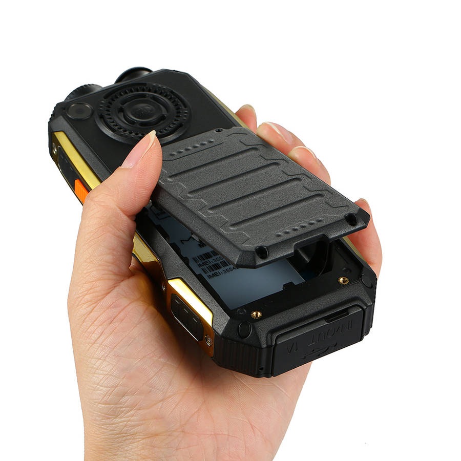 Rugged phone Walkie Talkie Handheld SOS Dual SIM Card FM Power Bank Mobile Phone