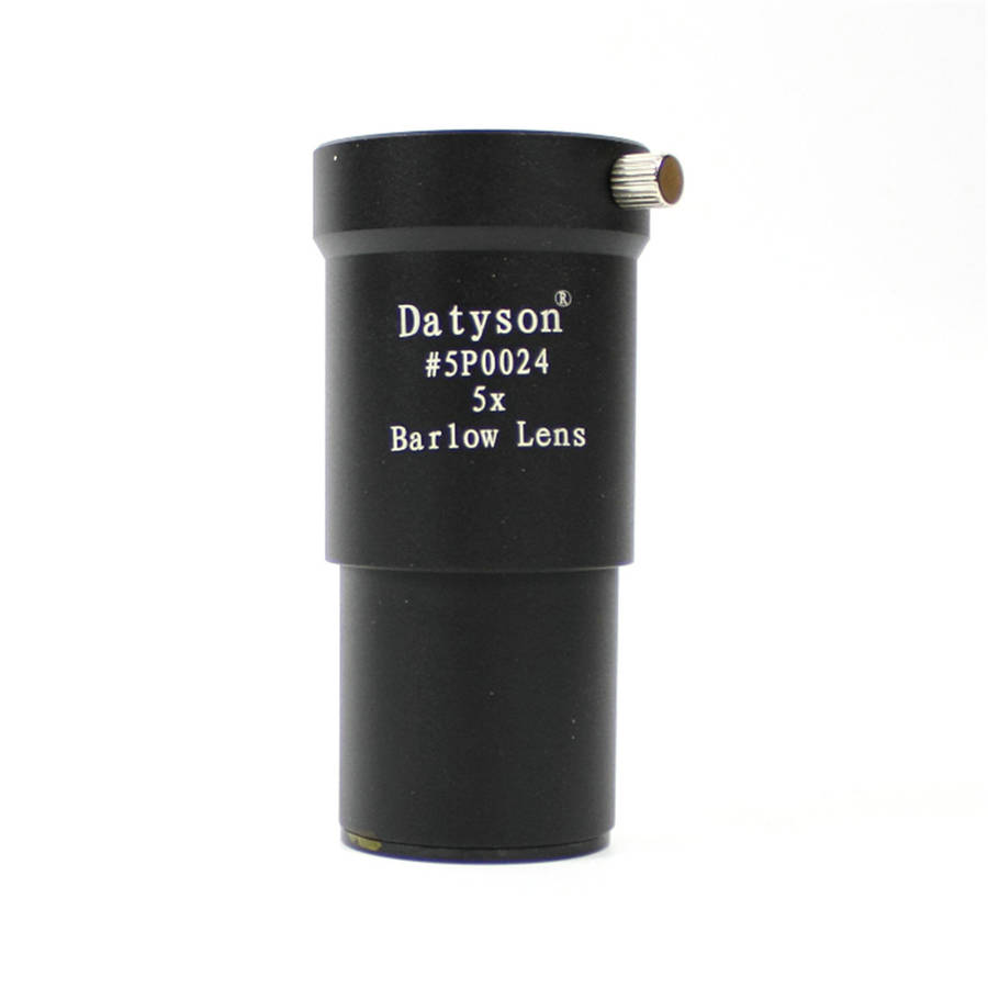 1.25inch 5X Barlow Lens Aluminiium Alloy Fully Multi-Coated For Telescope Eyepiece Astronomy