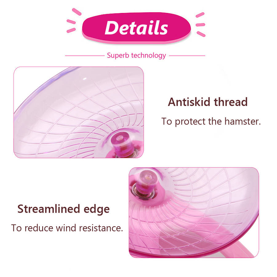 Mute Hamster Flying Saucer Stable Hamster Exercise Wheel Durable Hamster Running Hamster Toys