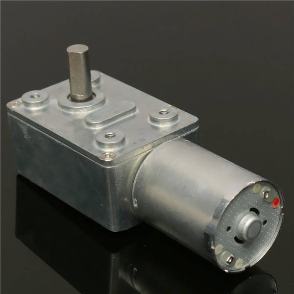 12V 6rpm Reversible High torque Turbo Worm Geared Motor DC motor GW370