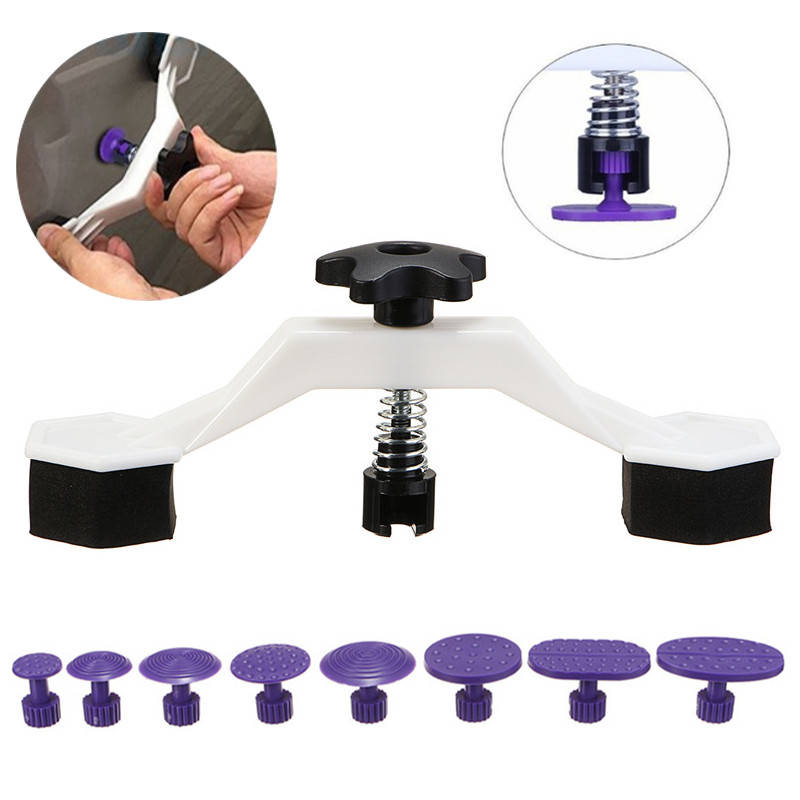 PDR Paintless Dent Repair Puller Bridge Tool Car Body Damage Removal Tool Kit