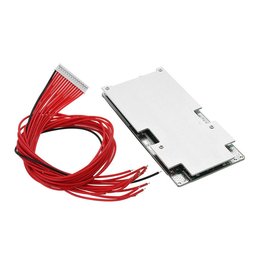 48V 13S 45A Li-ion Lipolymer Battery Protection Board BMS PCB With Balance - 0.07kg