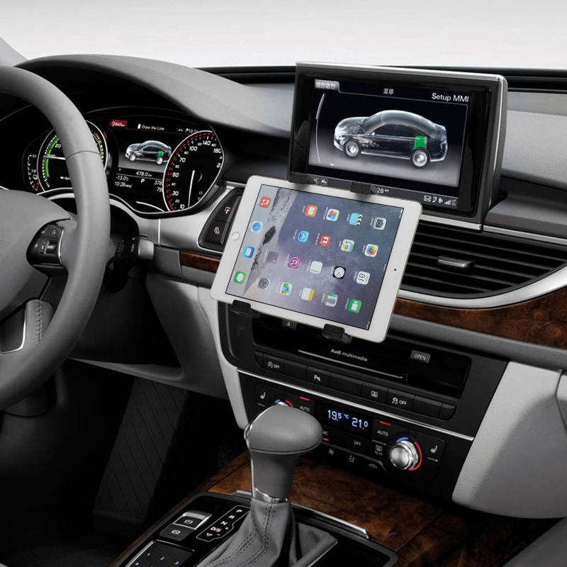 360 Rotation CD Slot Car Mount Stand Holder For 7-11 Inch Tablet/iPad Mini 1/2/3/iPad Air