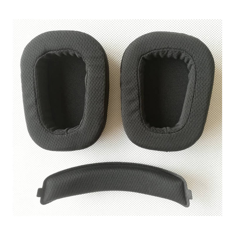 1 Pair Replacement Cushion Cover Headphone Earpads For Logitech G633/933 Headset Ear Pads - 0.05kg