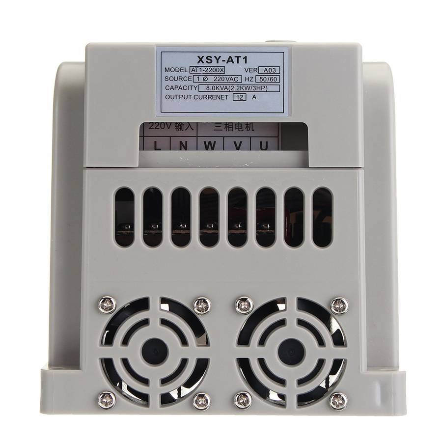 2.2kw 220V Single Phase Input Three Phase Out Inverter Variable Frequency Inverter PWM Control