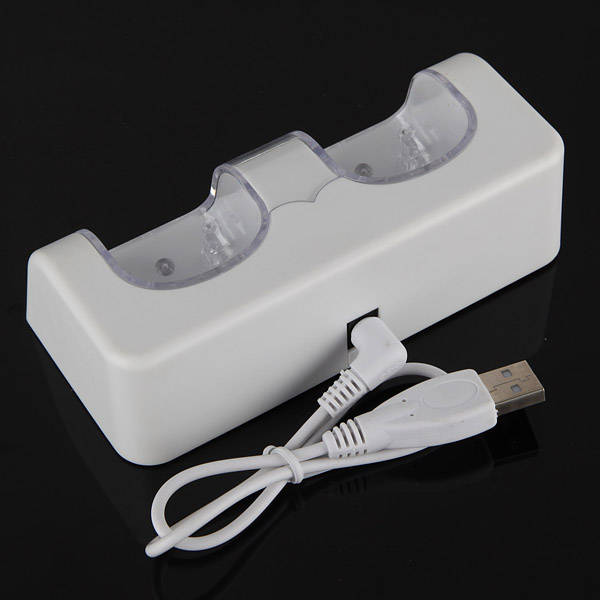 Charging Dock & 2 PCS Rechargeable Battery Pack Bundle For Wii Remote
