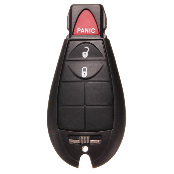 Remote Key Shell Case for Chrysler Dodge 3 Button Black Replacement | Remote Key