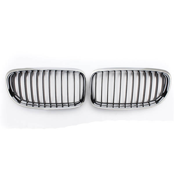 Pair of Front Plated Grille Hood Grille for BMW E90 3 Series 2009-2011